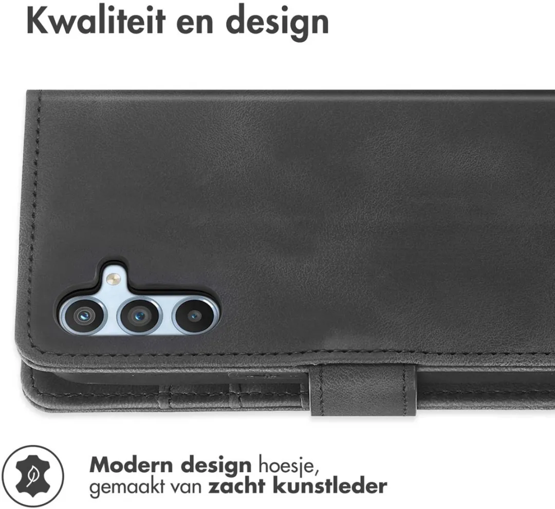 Imoshion Bookcase Hoesje Samsung Galaxy A54 - 3 Pasjes - Zwart