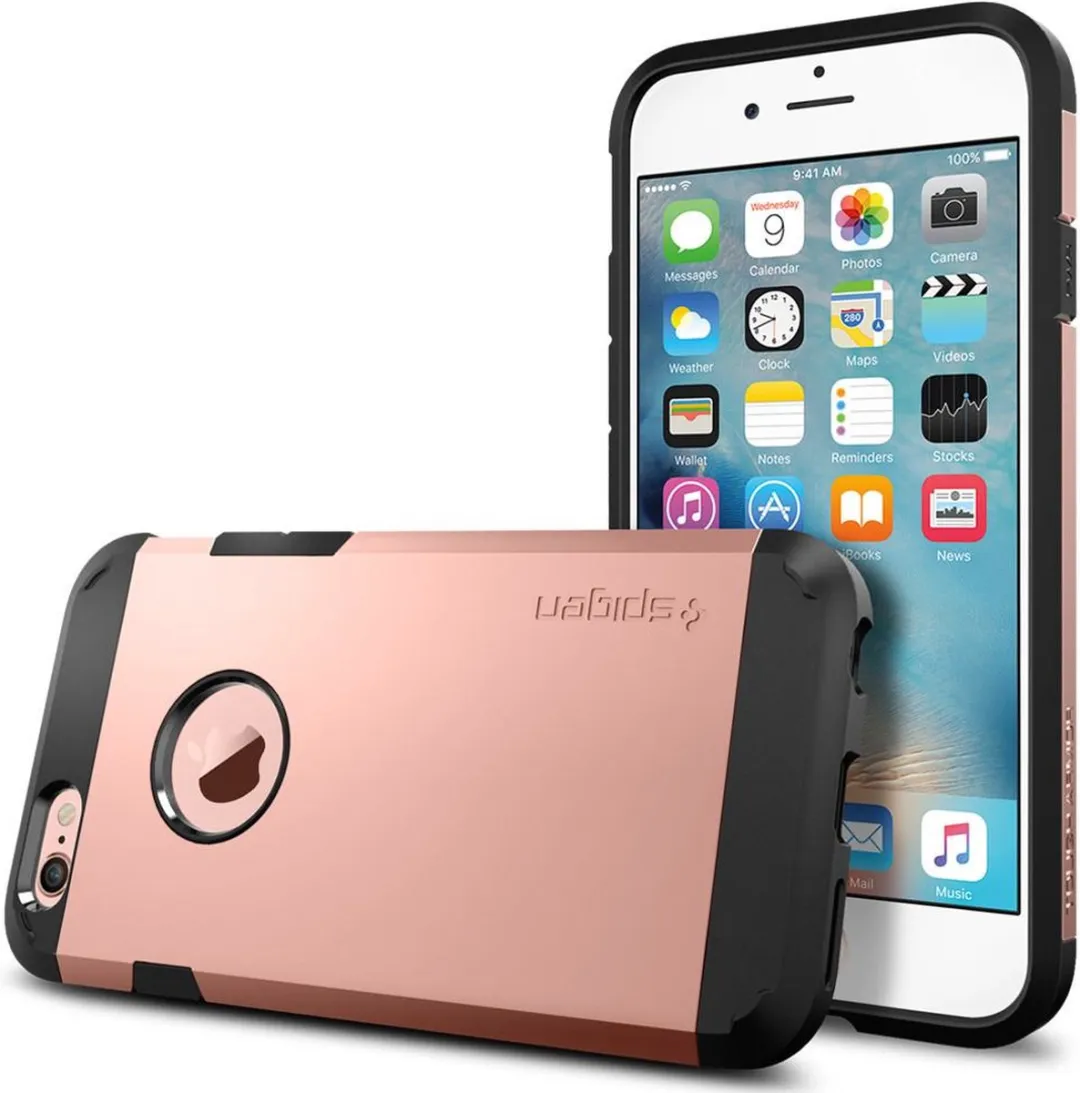 Spigen Tough Armor iPhone 6/6s Hoes - Roze