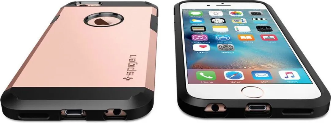 Spigen Tough Armor iPhone 6/6s Hoes - Roze