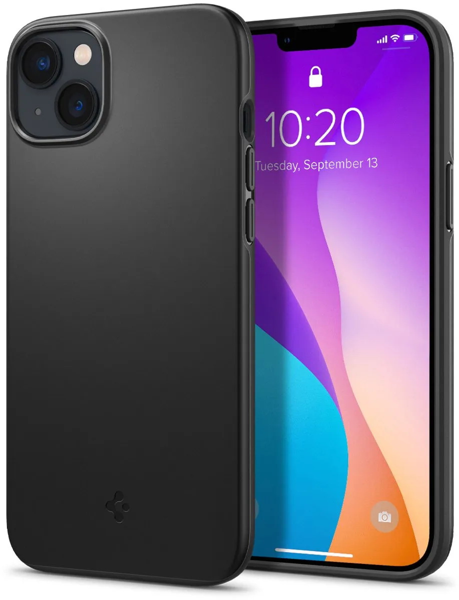 Spigen Thin Fit Hoesje ACS04773 iPhone 14 Plus - Zwart