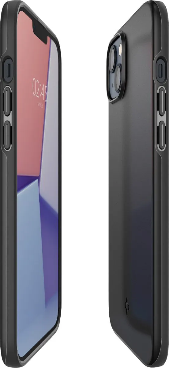 Spigen Thin Fit Hoesje ACS04773 iPhone 14 Plus - Zwart - afbeelding 6 van 6