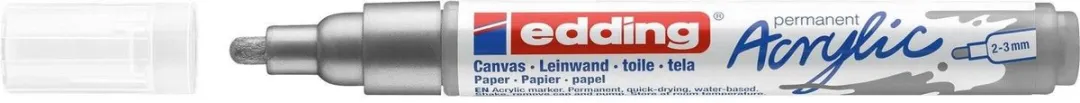 edding Acrylic Marker Medium Zilver