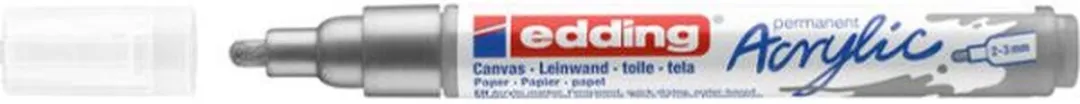 edding Acrylic Marker Medium Zilver
