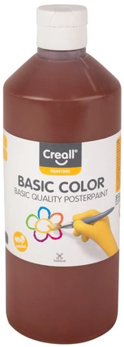 Creall Bruine Plakkaatverf 500ml