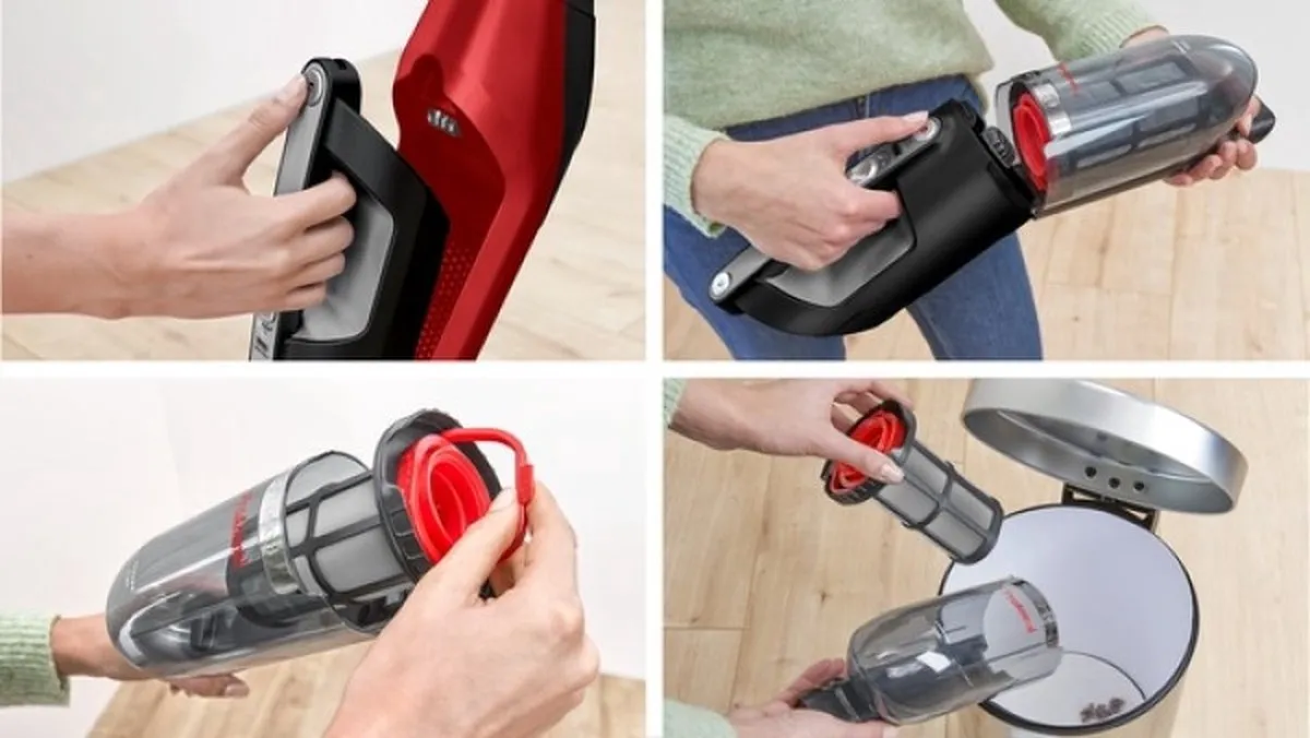Bosch Flexxo BBH3ZOO28 Steelstofzuiger ProAnimal - Rood