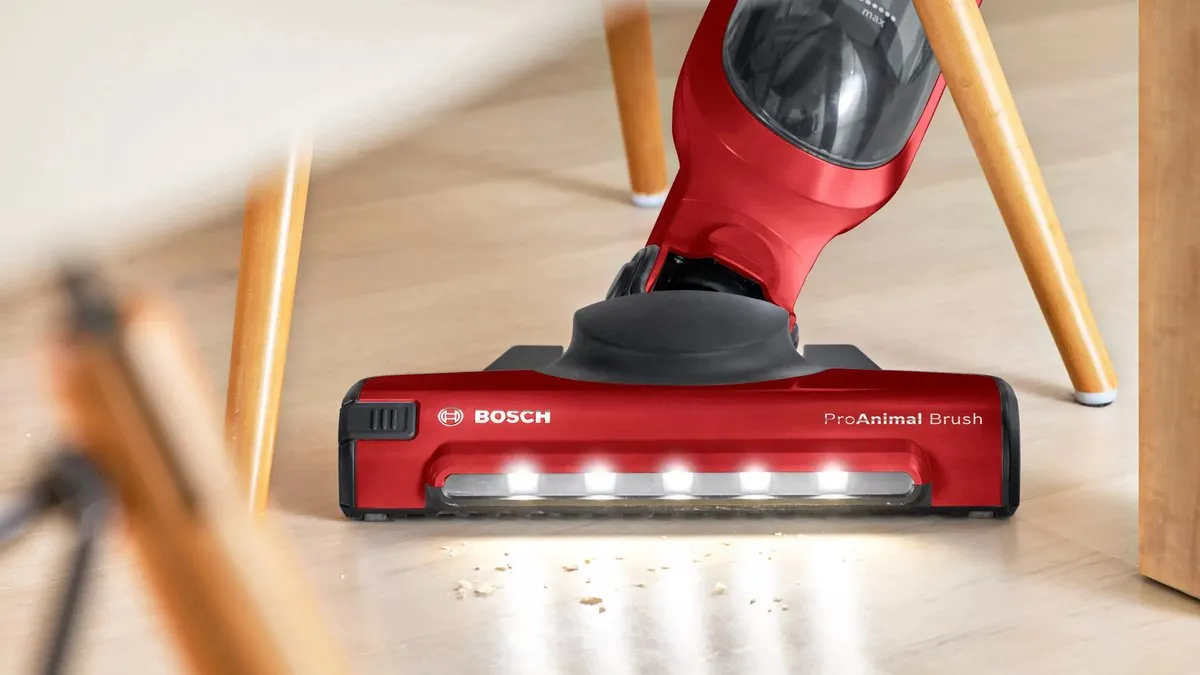Bosch Flexxo BBH3ZOO28 Steelstofzuiger ProAnimal - Rood