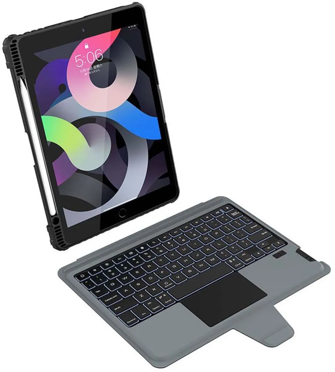 Nillkin Toetsenbord Bumper Hoes iPad Air/Pro 11 - Zwart