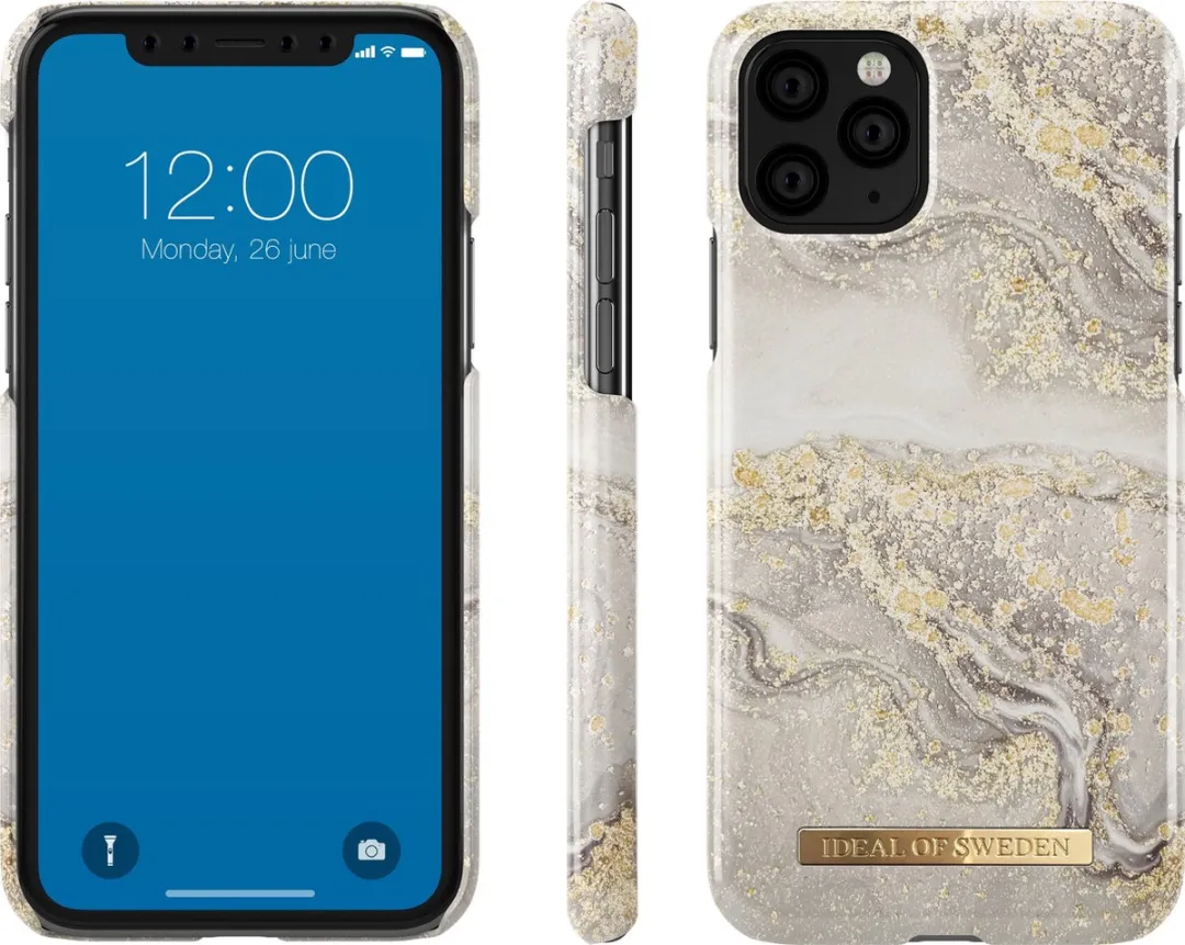 iDeal of Sweden iPhone 11 Pro Back Case - Sparkle Greige Marble