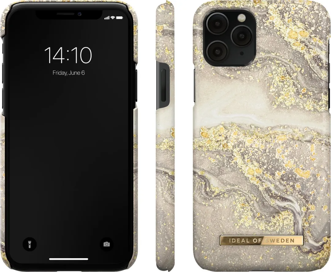 iDeal of Sweden iPhone 11 Pro Back Case - Sparkle Greige Marble
