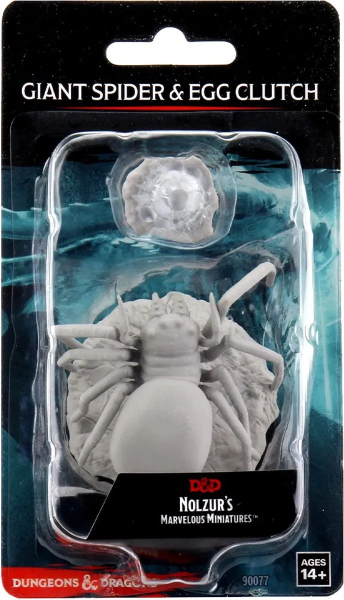 Wizkids Dungeons & Dragons Nolzur's Marvelous Miniatures Giant Spider & Egg Clut