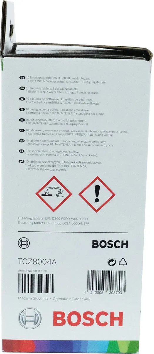 Bosch TCZ8004A Reinigings- en Onderhoudsset - Volautomatische Koffiemachines
