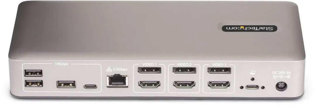 Startech 150UE-USB4DOCKTRIPLE USB4 Laptopdock - Grijs - afbeelding 6 van 6