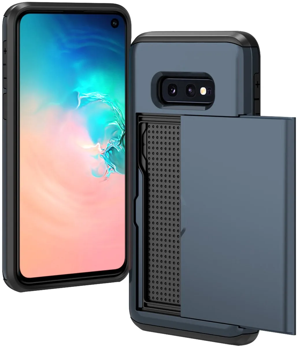 Imoshion Hoesje Samsung Galaxy S10e - 2 Pasjes - Donkerblauw