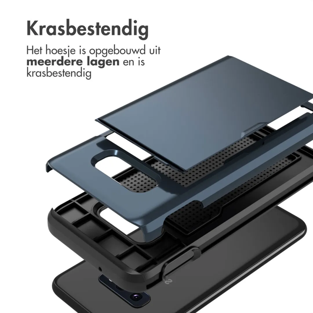 Imoshion Hoesje Samsung Galaxy S10e - 2 Pasjes - Donkerblauw