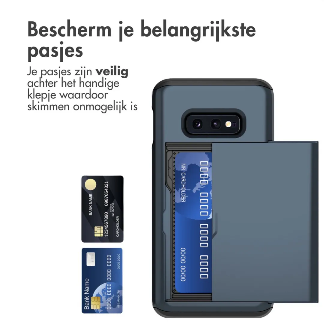 Imoshion Hoesje Samsung Galaxy S10e - 2 Pasjes - Donkerblauw