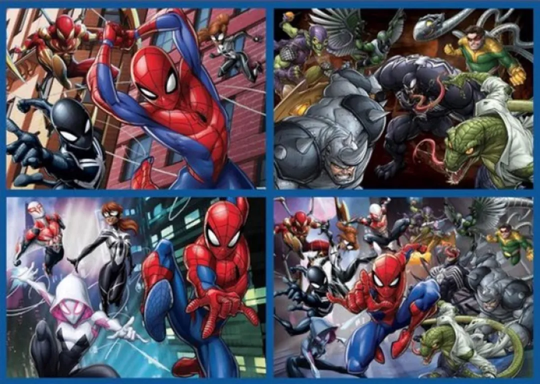 Educa Spider-Man Legpuzzel 4-delig - 50-150 Stuks - ED18102