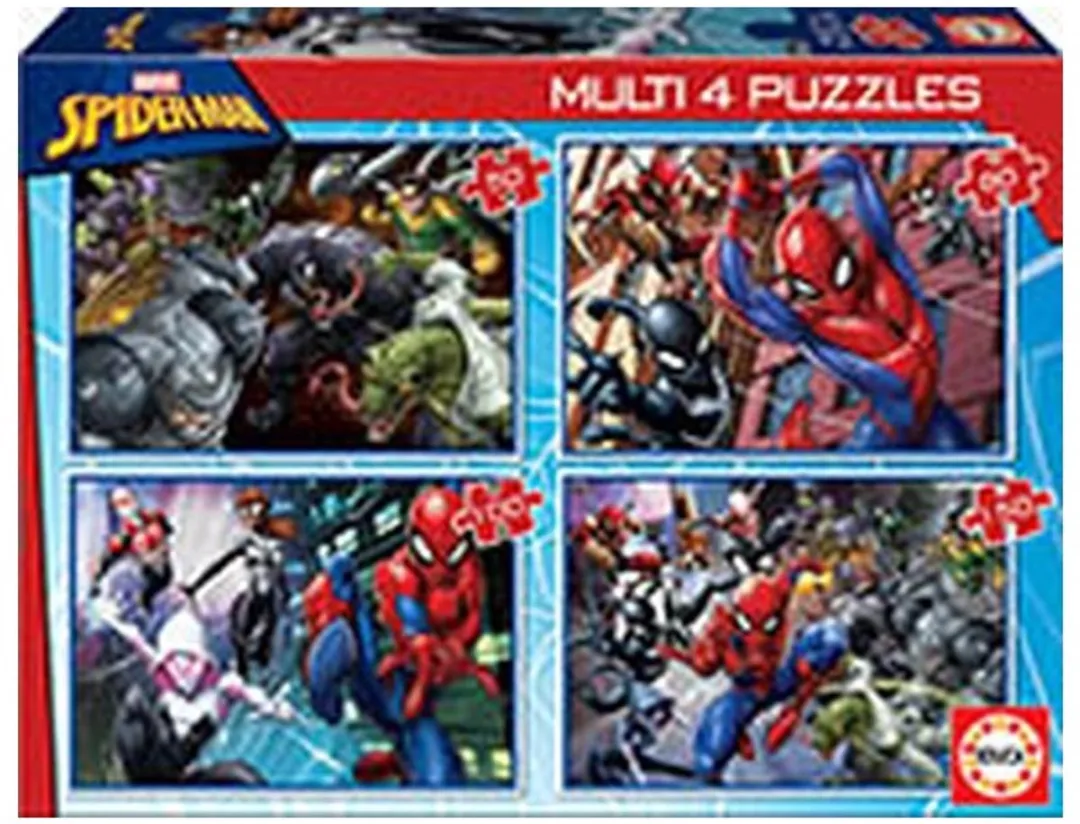 Educa Spider-Man Legpuzzel 4-delig