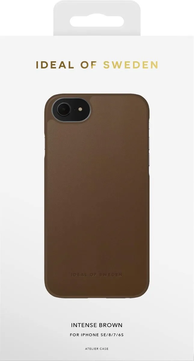 iDeal of Sweden Atelier Case Introductory Unity iPhone 8/7/6/6s/SE - Intense Brown