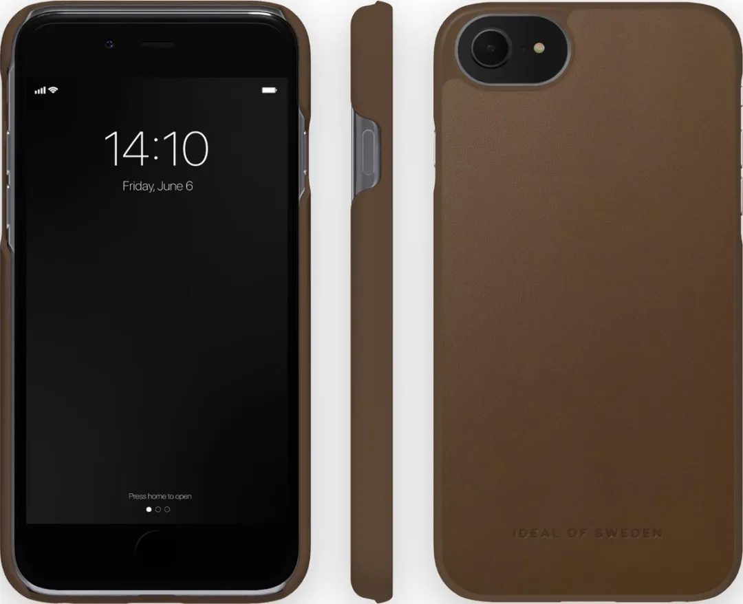 iDeal of Sweden Atelier Case Introductory Unity iPhone 8/7/6/6s/SE - Intense Brown