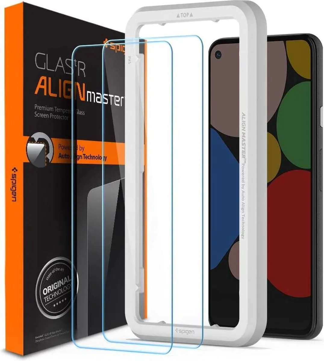 Spigen GlastR AlignMaster Google Pixel 5