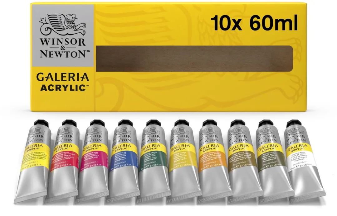 Winsor & Newton Galeria Acrylverf Set 10x60ml