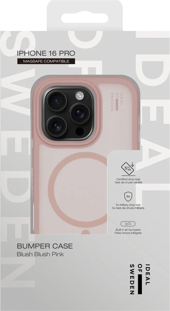 iDeal of Sweden Bumper Case iPhone 16 Pro - Roze - IDBPCMS-I2461P-408