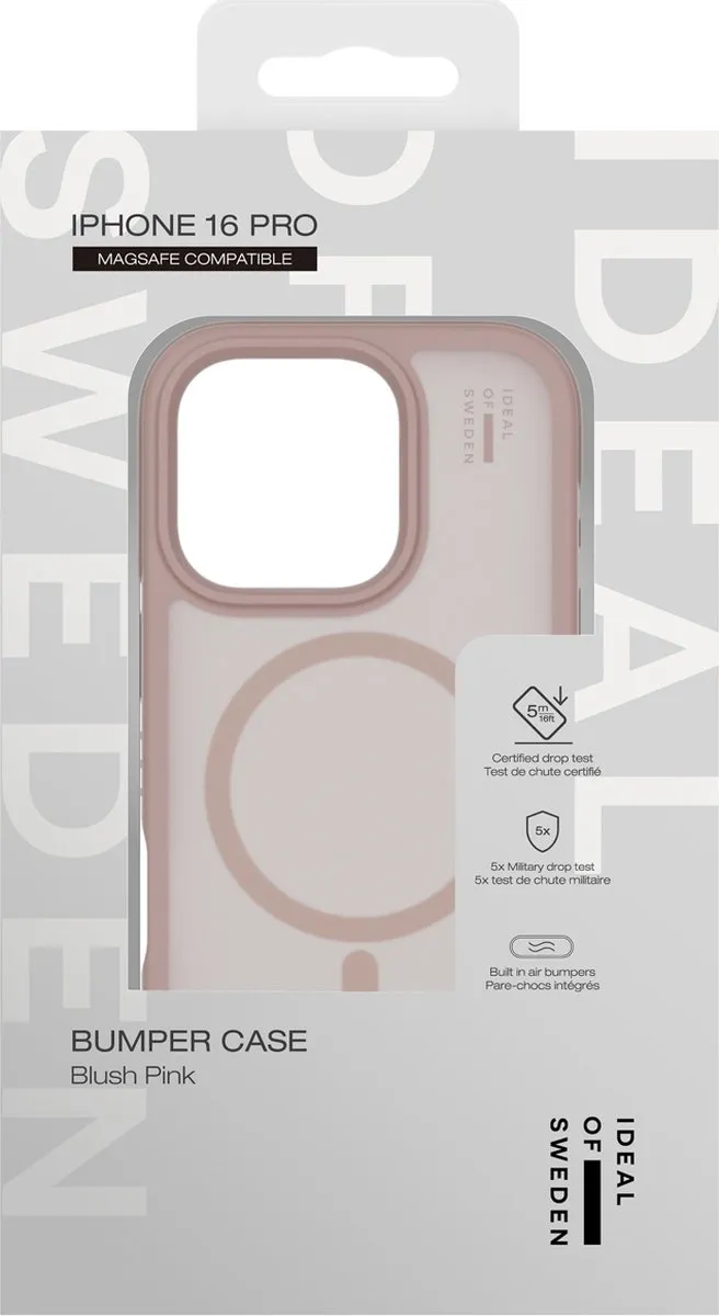 iDeal of Sweden Bumper Case iPhone 16 Pro - Roze - IDBPCMS-I2461P-408