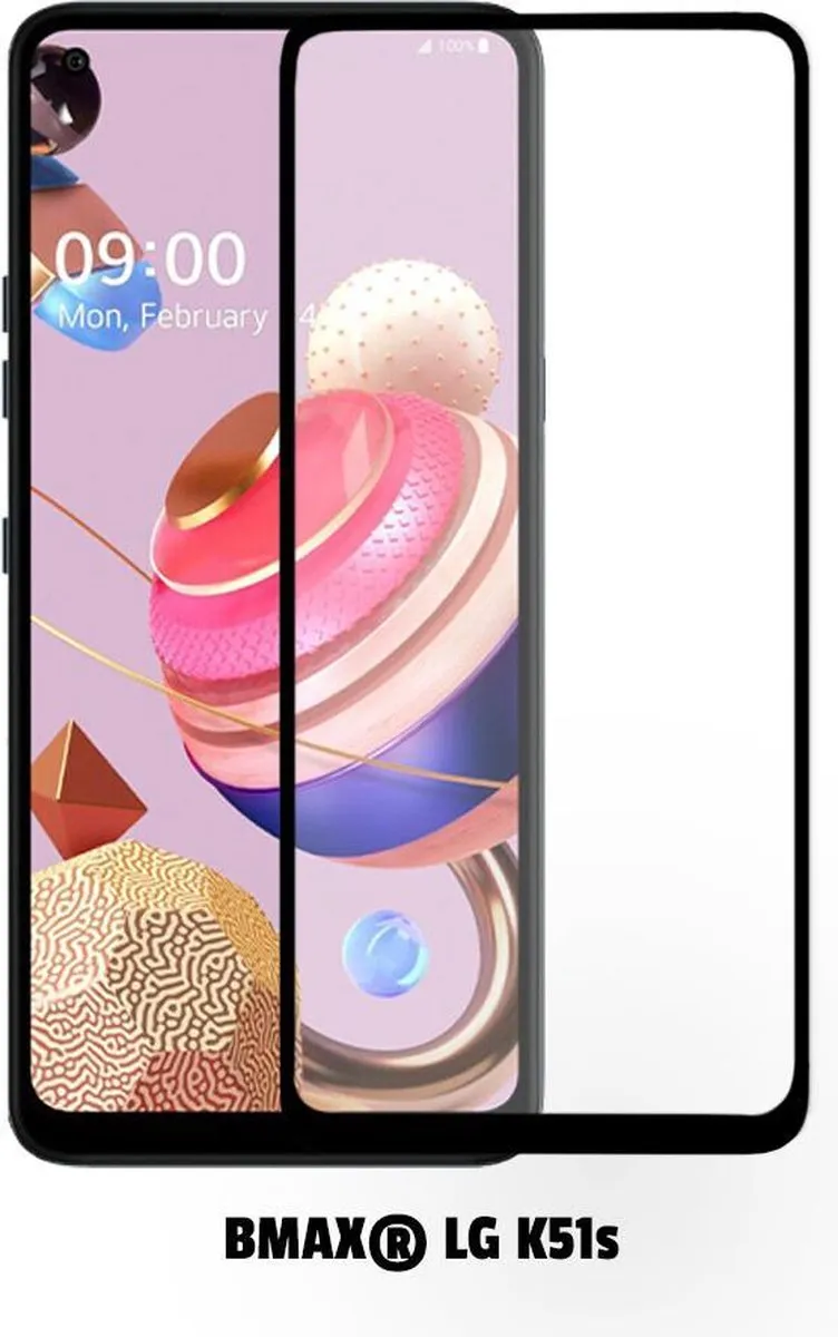 BMAX BMAX6131351 Glas Screenprotector LG K51s - 2 Stuks