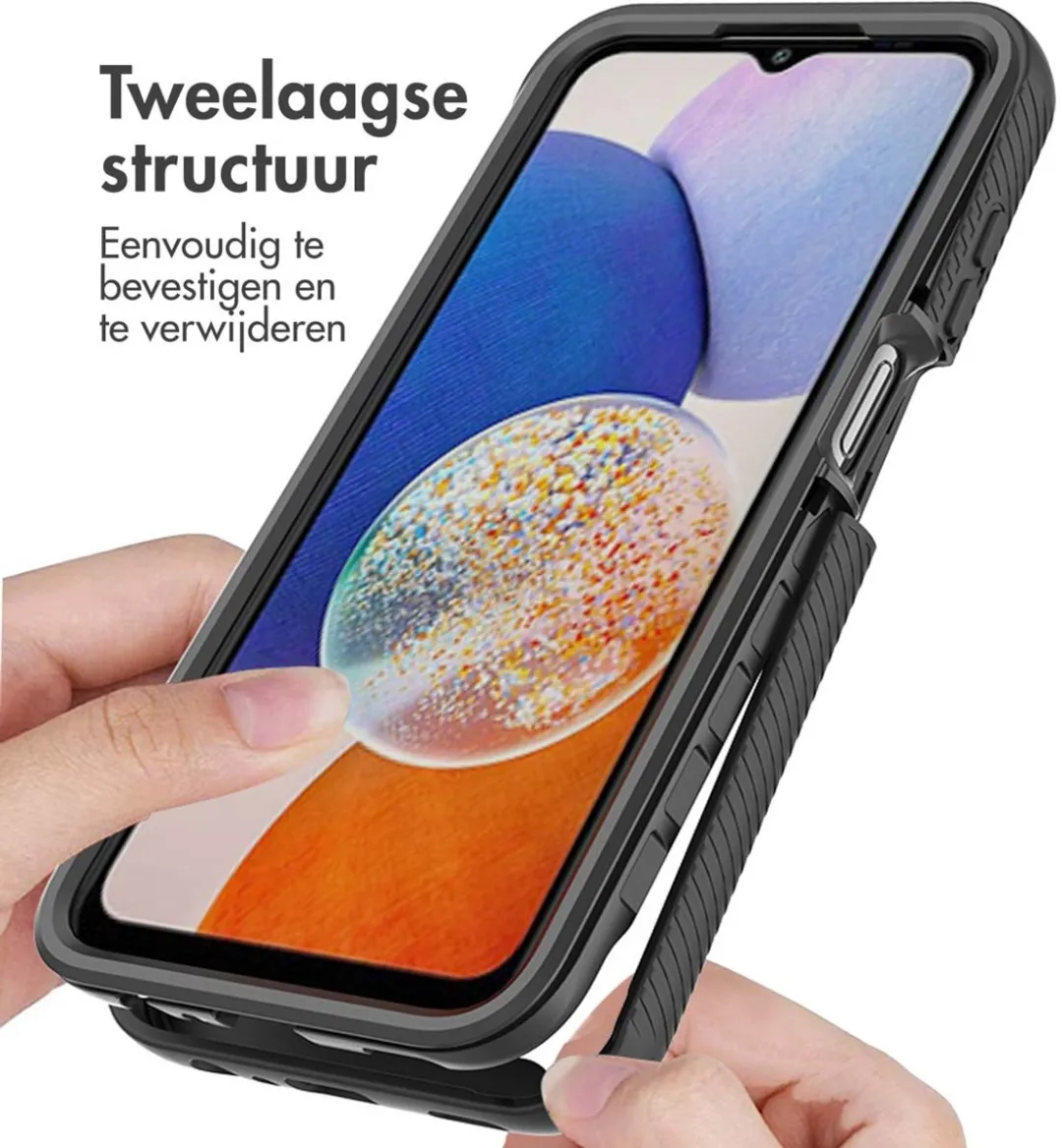 Imoshion Hoesje Samsung Galaxy A15 360° Zwart