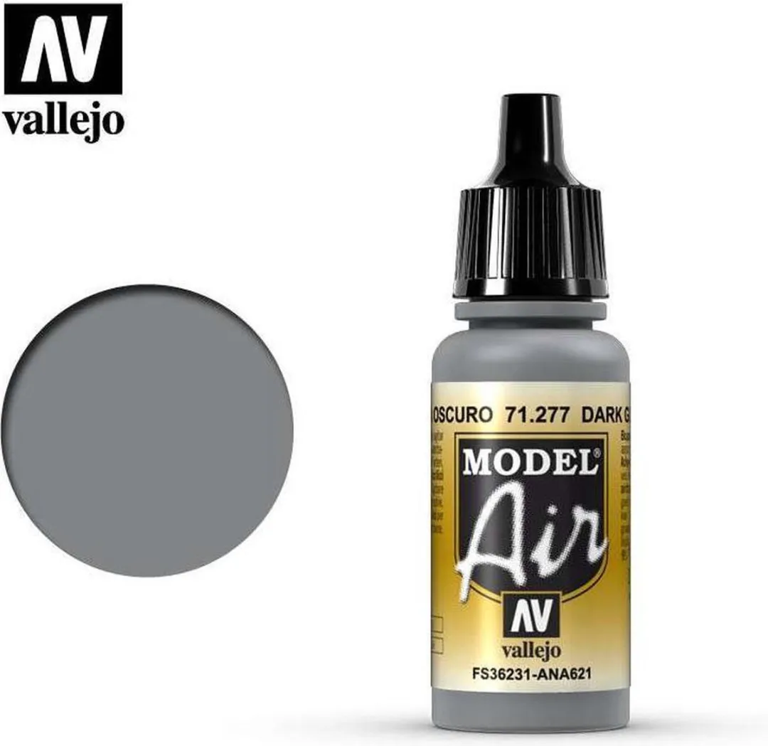 Vallejo Model Air Dark Gull Gray Acrylverf 17ml