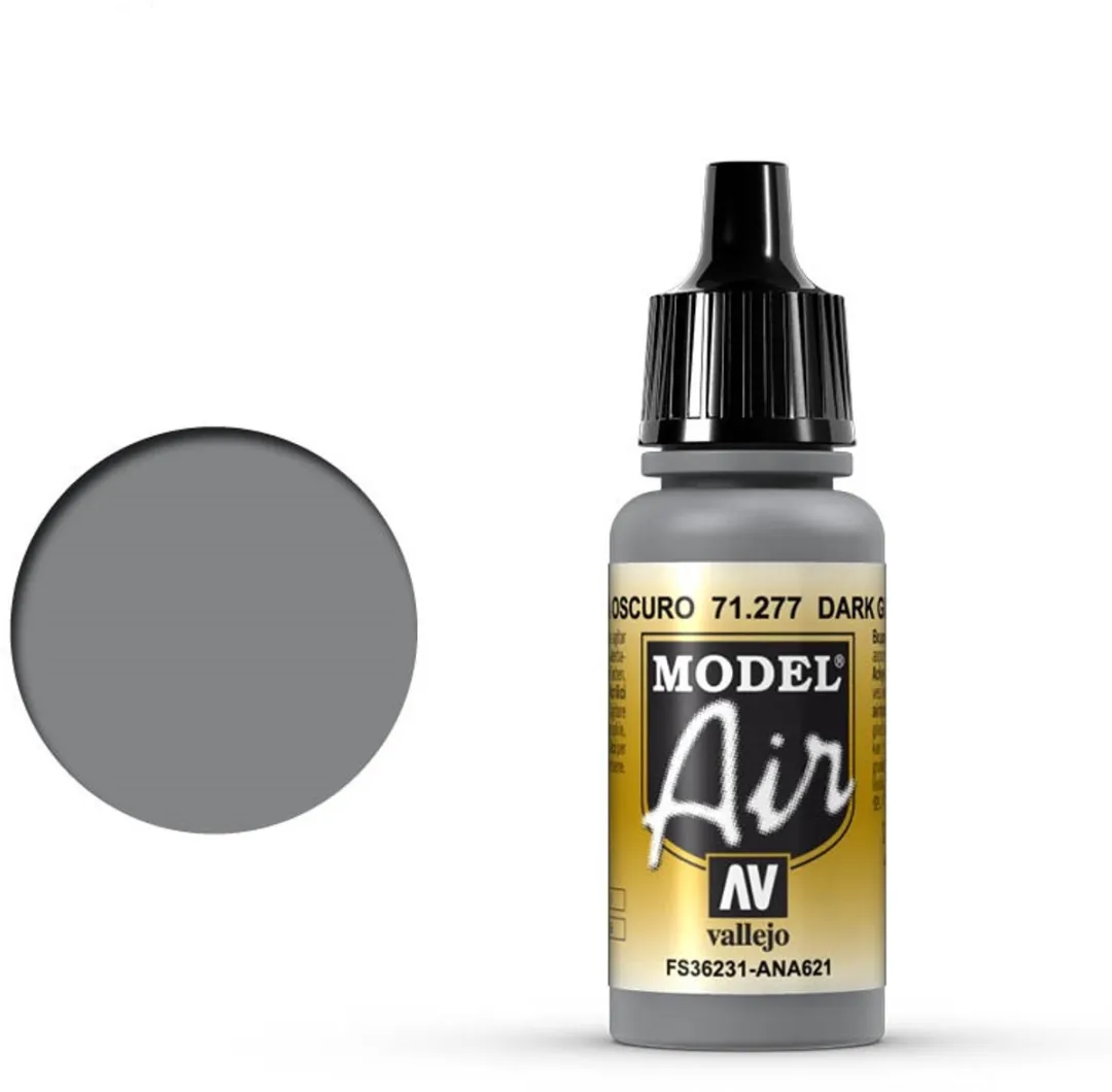 Vallejo Model Air Dark Gull Gray Acrylverf 17ml