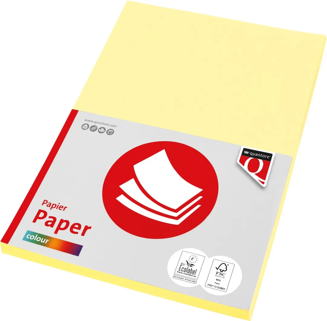 Quantore Kopieerpapier A4 160gr Kanariegeel