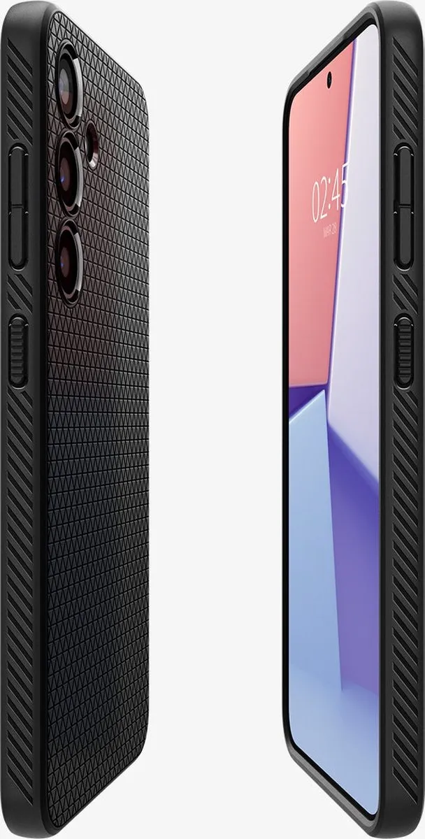 Spigen Liquid Air Hoesje ACS07327 - Samsung Galaxy S24 Plus - Zwart