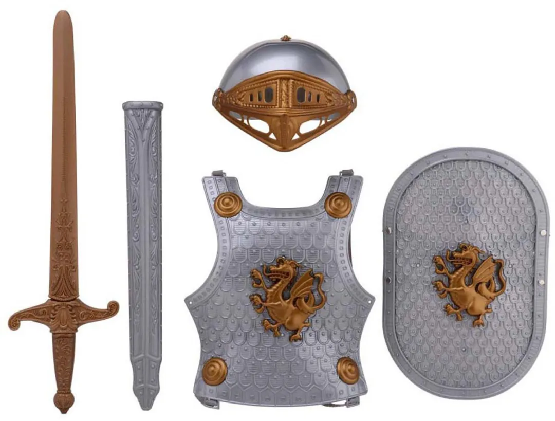 Johntoy Medieval Knights Ridderset - Groot - 5-delig