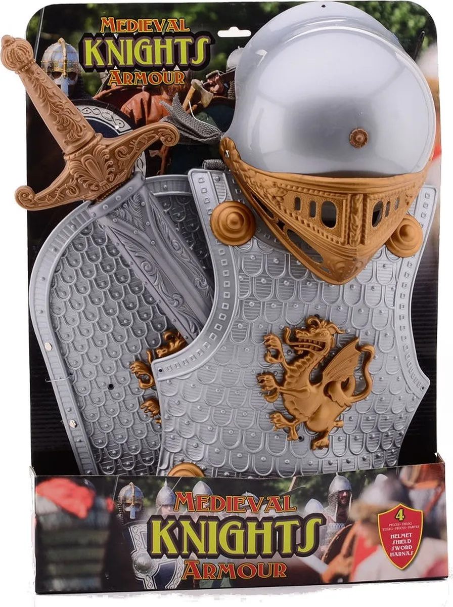Johntoy Medieval Knights Ridderset - Groot - 5-delig