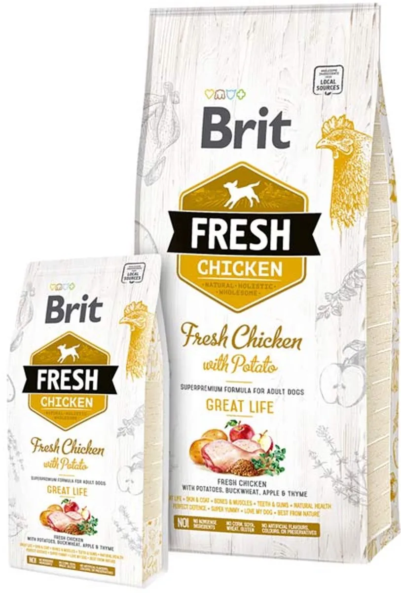 Brit Fresh Chicken with Potato Adult Great Life