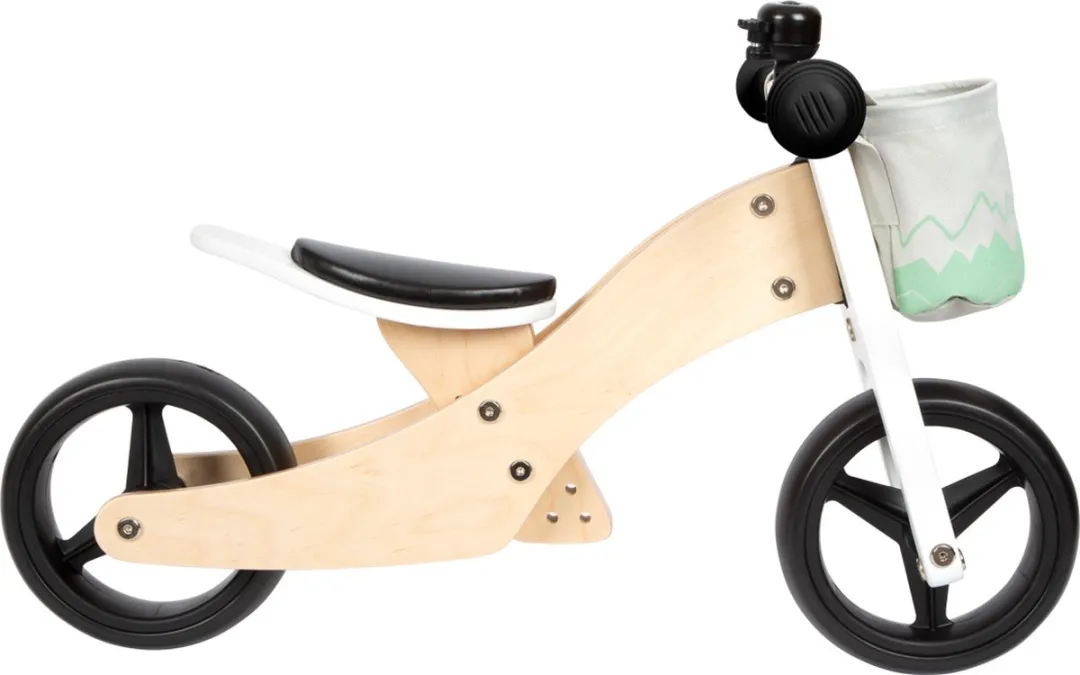 Small Foot Houten Training Driewieler 2in1 12414 - Saliegroen