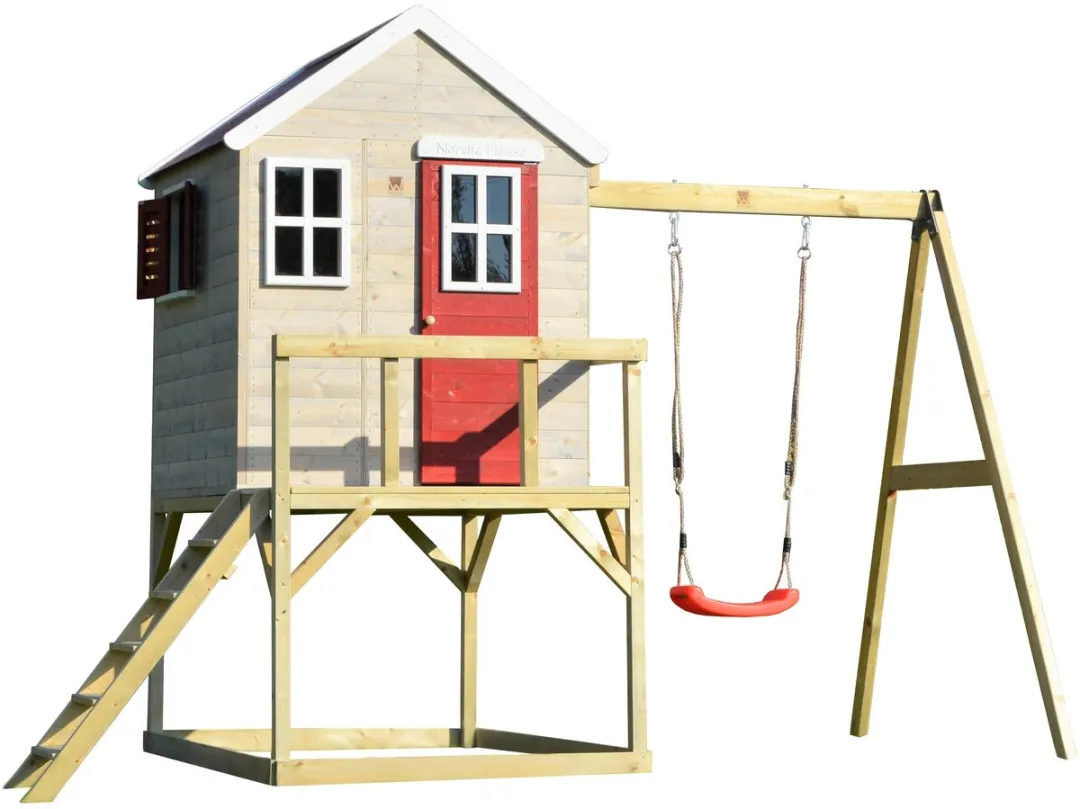 Wendi Toys WTM23 Houten Paalwoning Zebra
