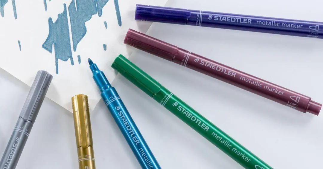 STAEDTLER Markeerpen Metallic Blauw