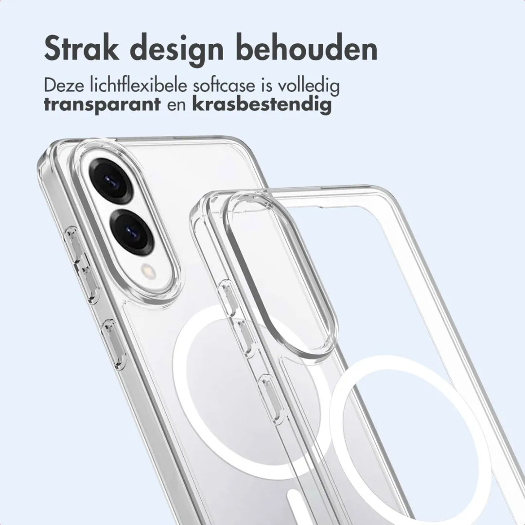 Imoshion Hoesje Samsung Galaxy S25 Edge - Transparant met MagSafe Ring - afbeelding 6 van 6