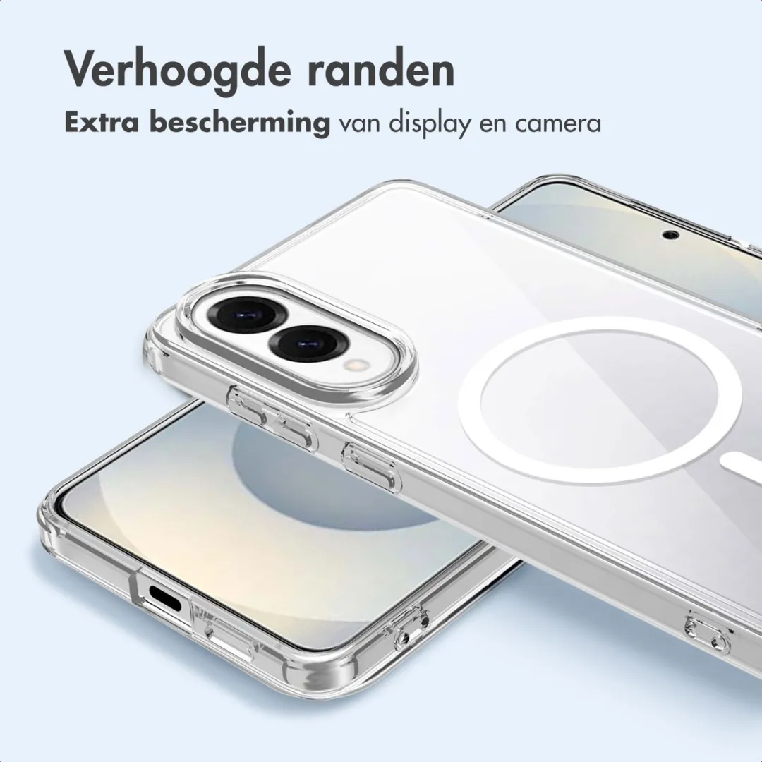 Imoshion Hoesje Samsung Galaxy S25 Edge - Transparant met MagSafe Ring