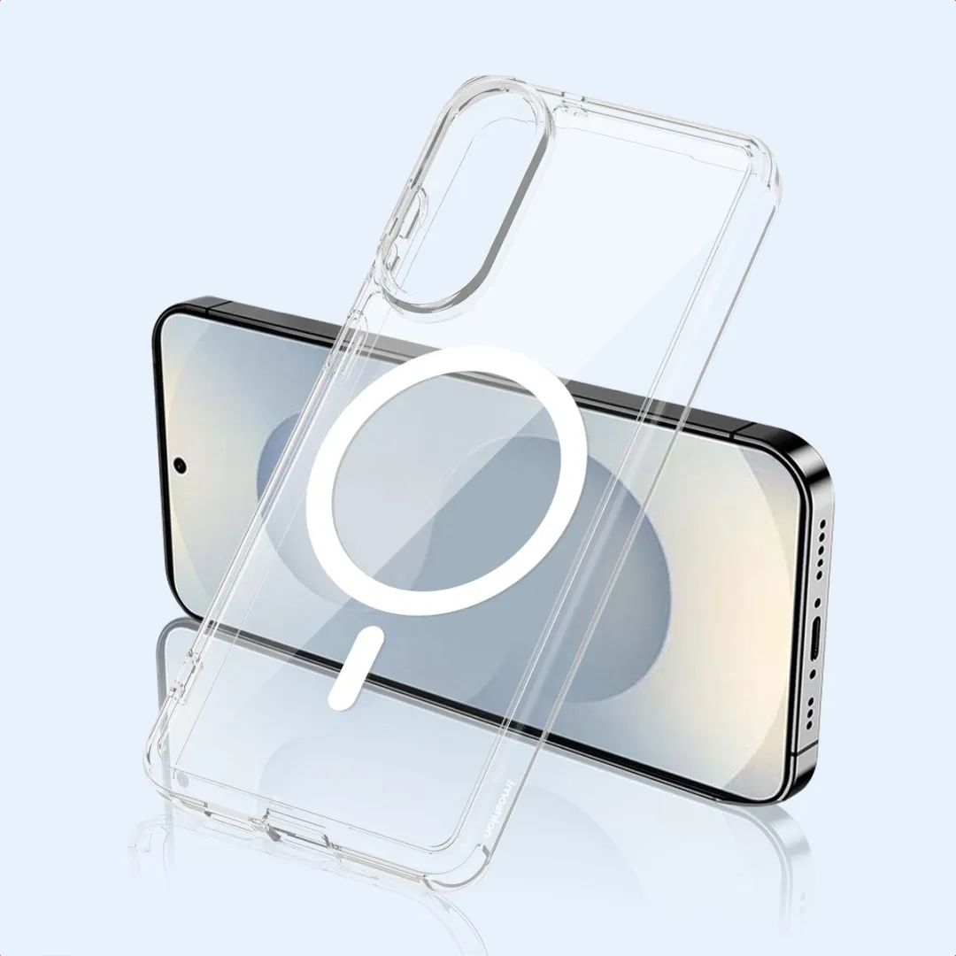 Imoshion Hoesje Samsung Galaxy S25 Edge - Transparant met MagSafe Ring