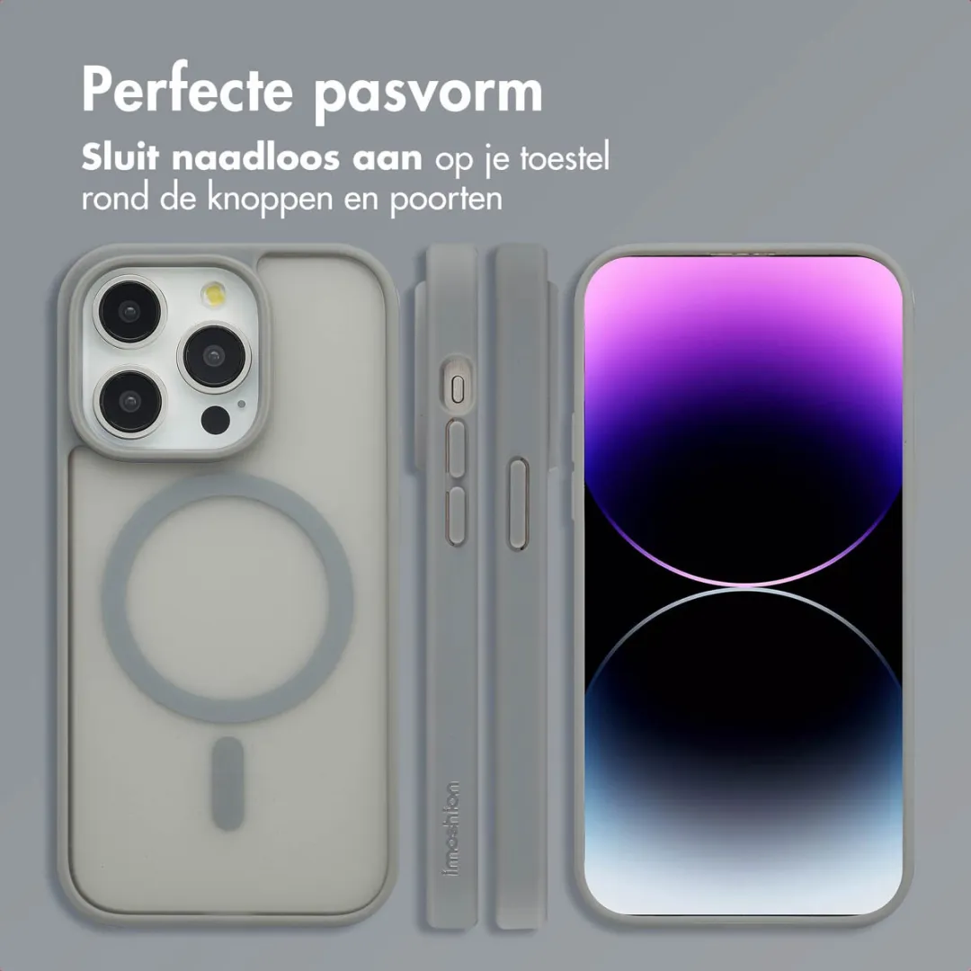 imoshion Hoesje iPhone 14 Pro MagSafe - Grijs - afbeelding 6 van 6