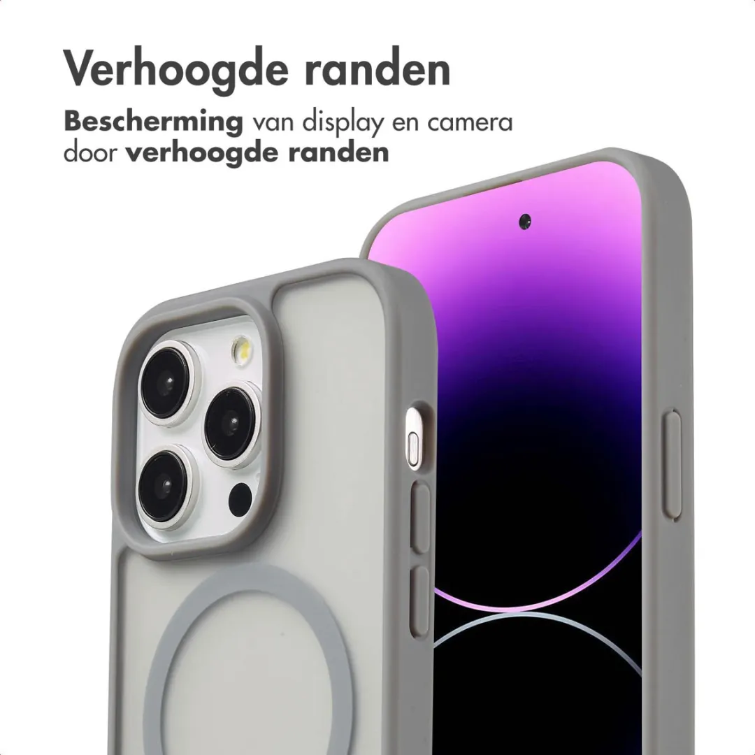 imoshion Hoesje iPhone 14 Pro MagSafe - Grijs