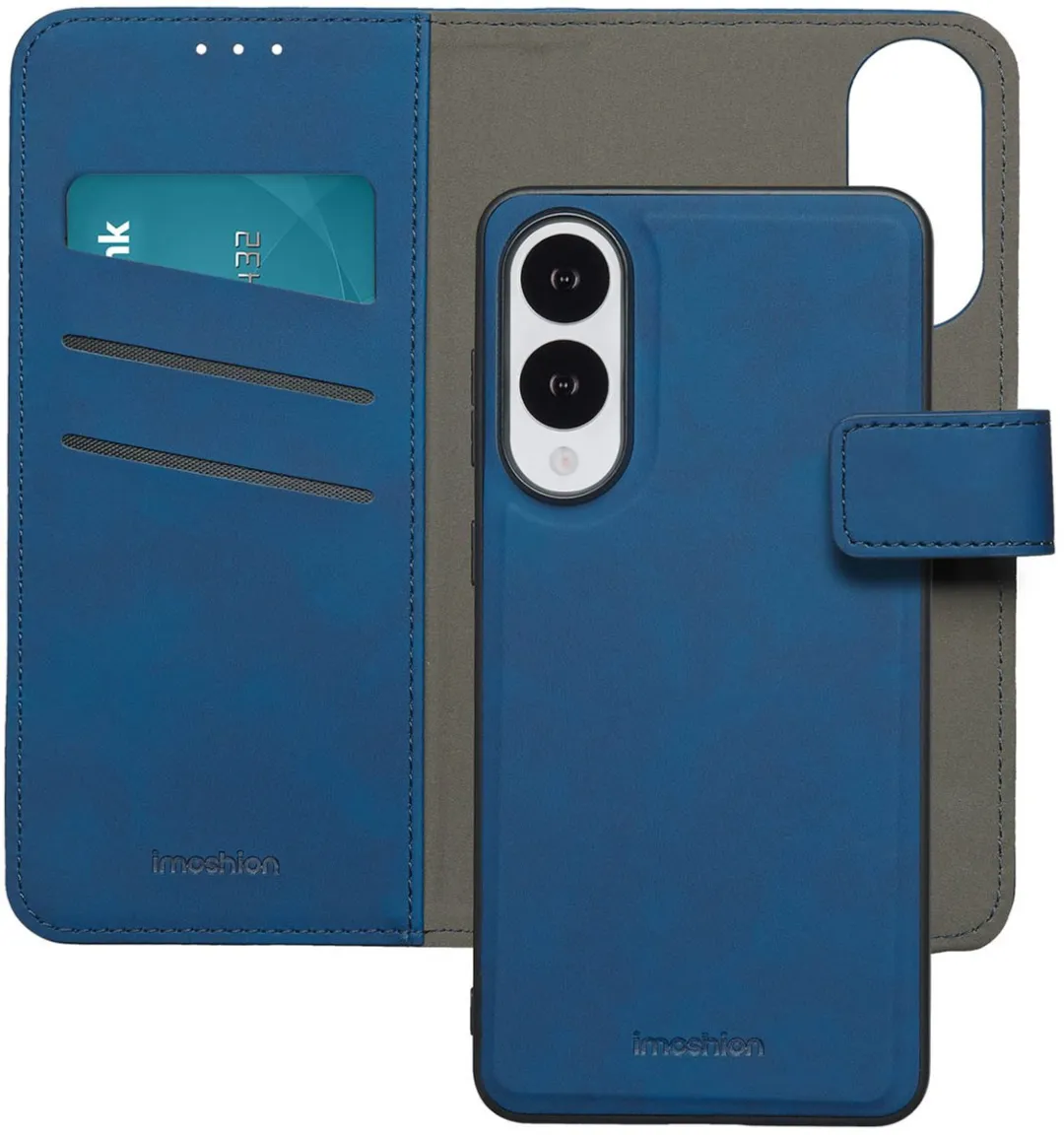 Imoshion Bookcase Hoesje Samsung Galaxy S25 Edge - Blauw