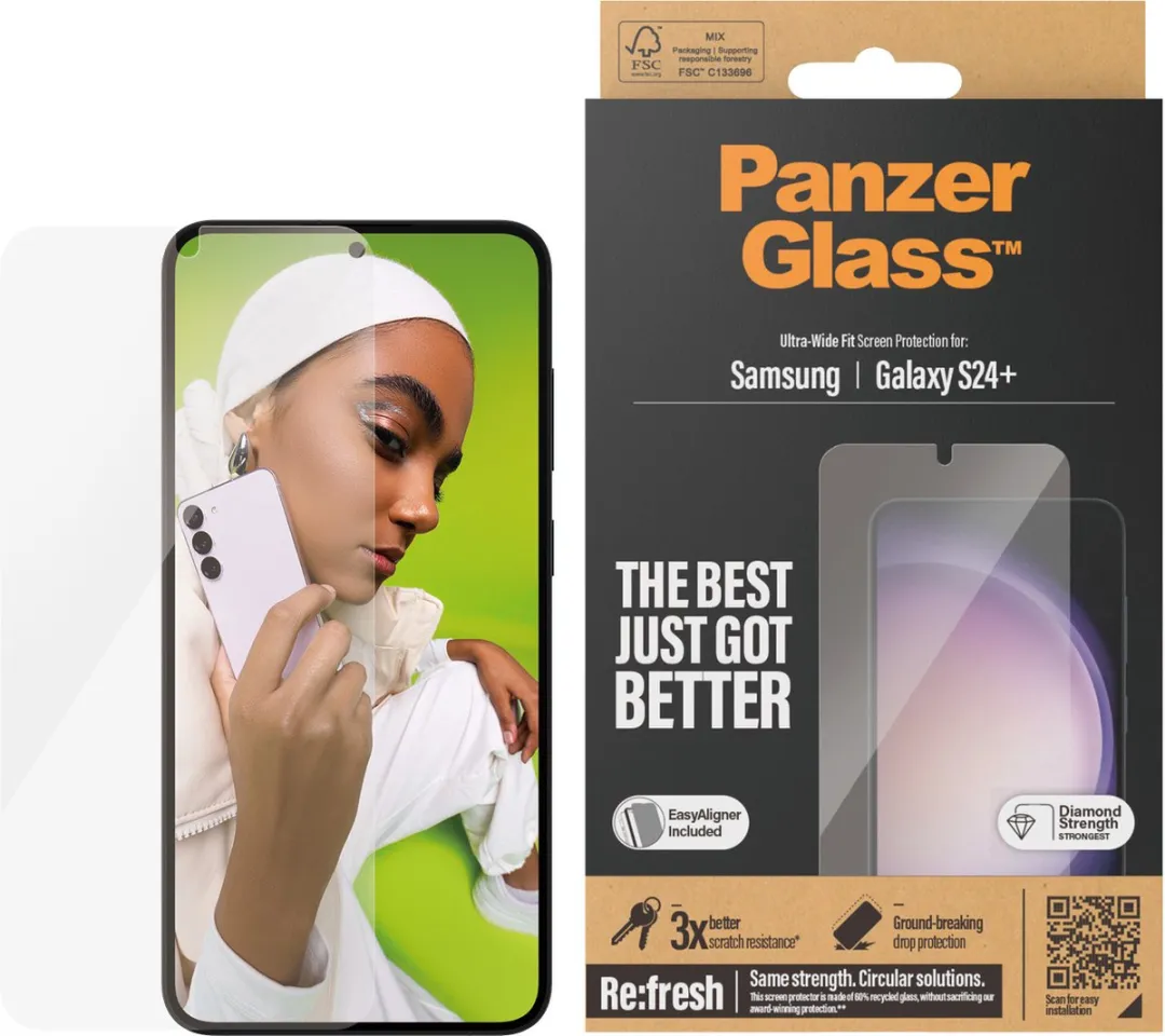PanzerGlass PZ-7351 Screenprotector Samsung Galaxy S24 Plus - Case Friendly