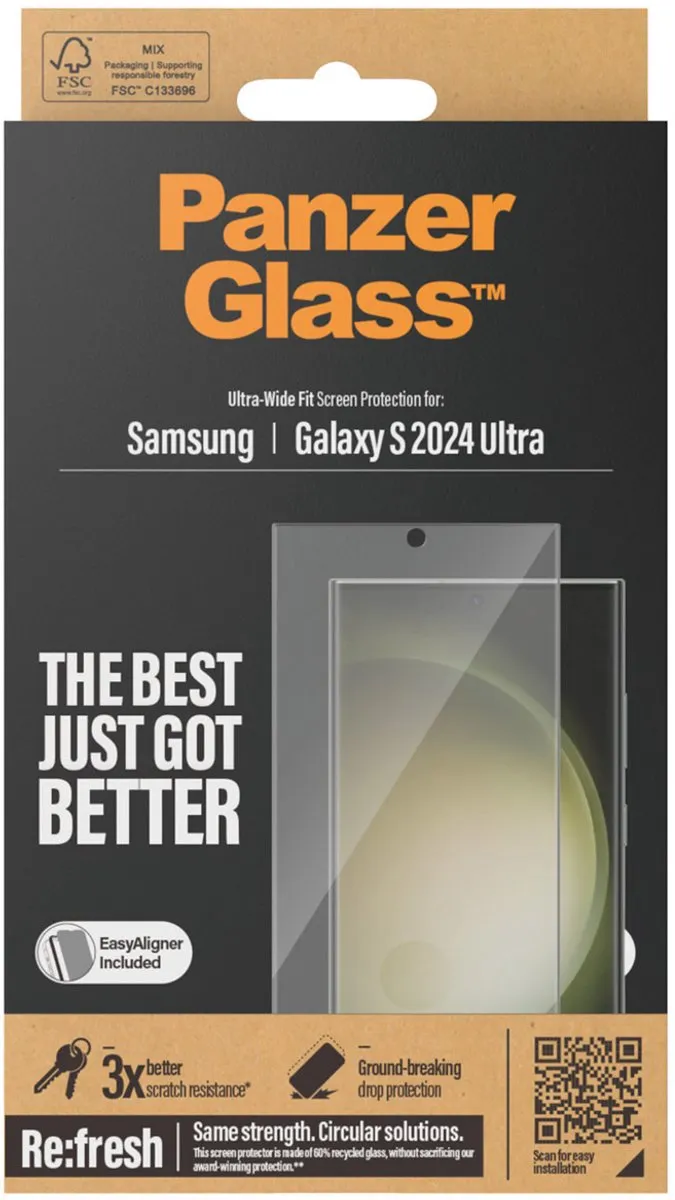PanzerGlass PZ-7351 Screenprotector Samsung Galaxy S24 Plus - Case Friendly