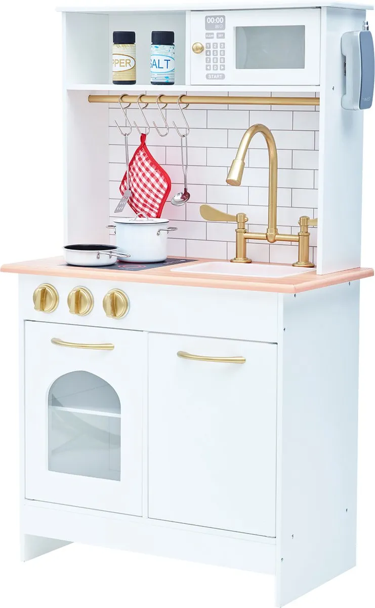 Teamson Kids Modern Houten Speelkeuken Wit