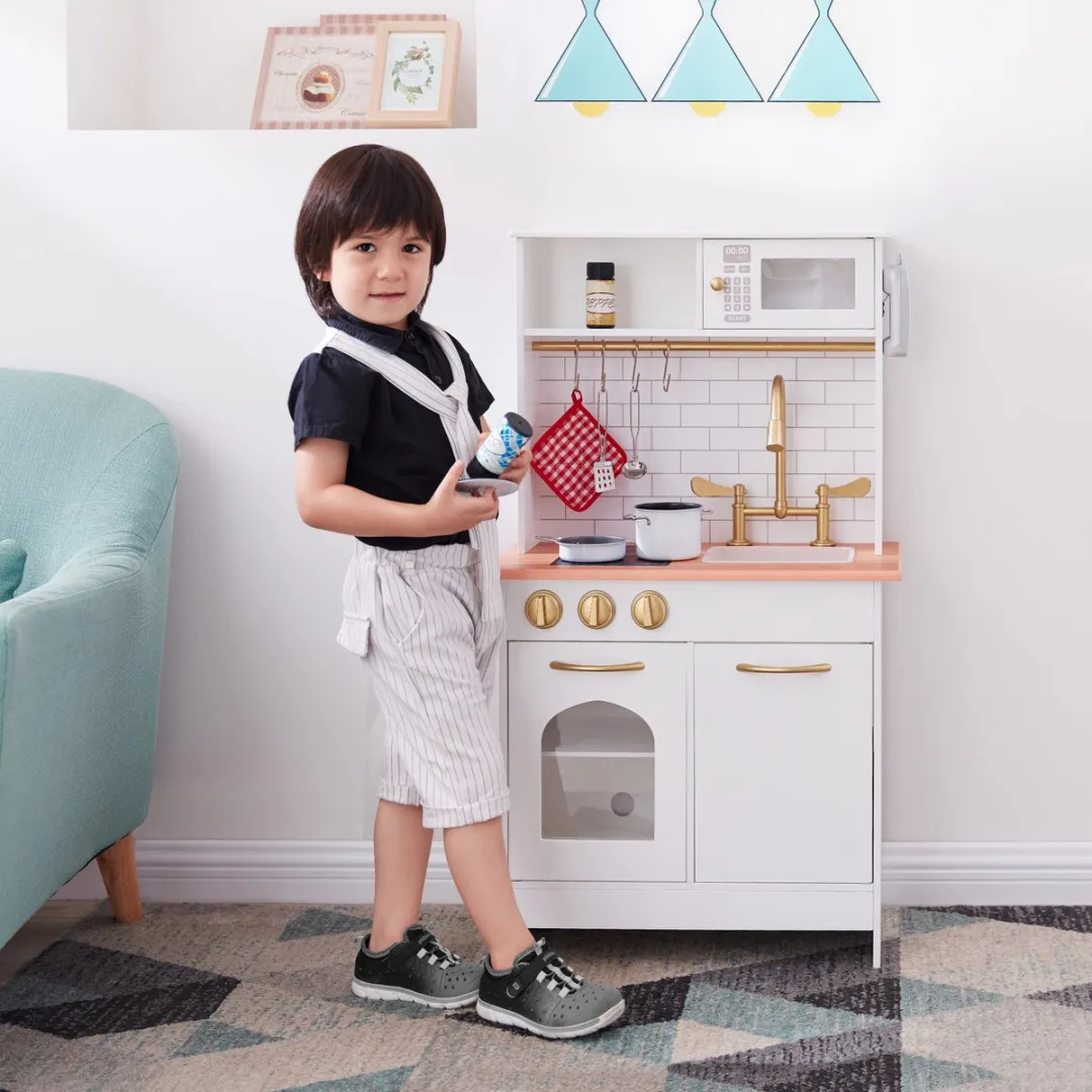 Teamson Kids Modern Houten Speelkeuken Wit