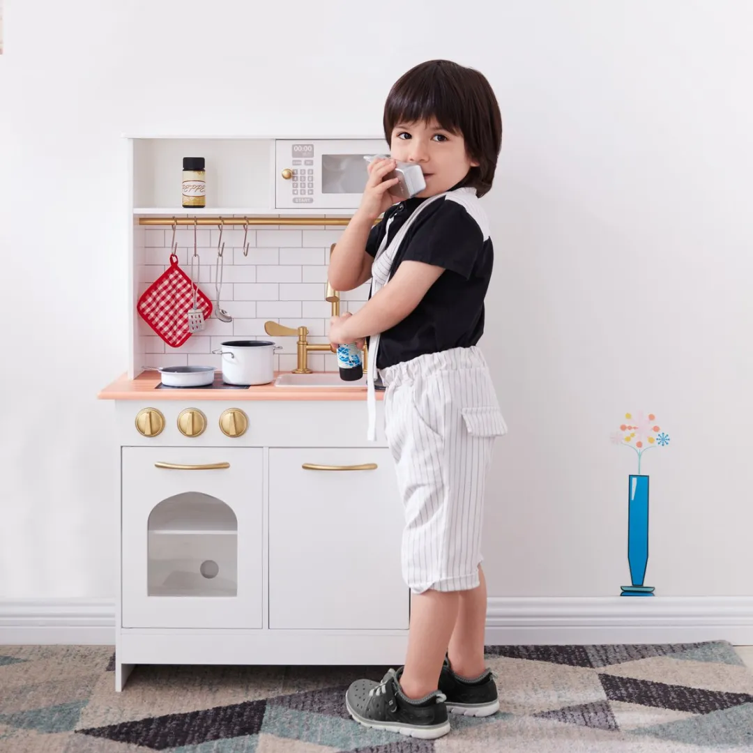 Teamson Kids Modern Houten Speelkeuken Wit
